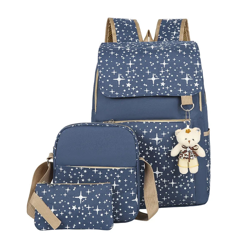 Nori | Set de tres piezas con mochila bandolera y estuche