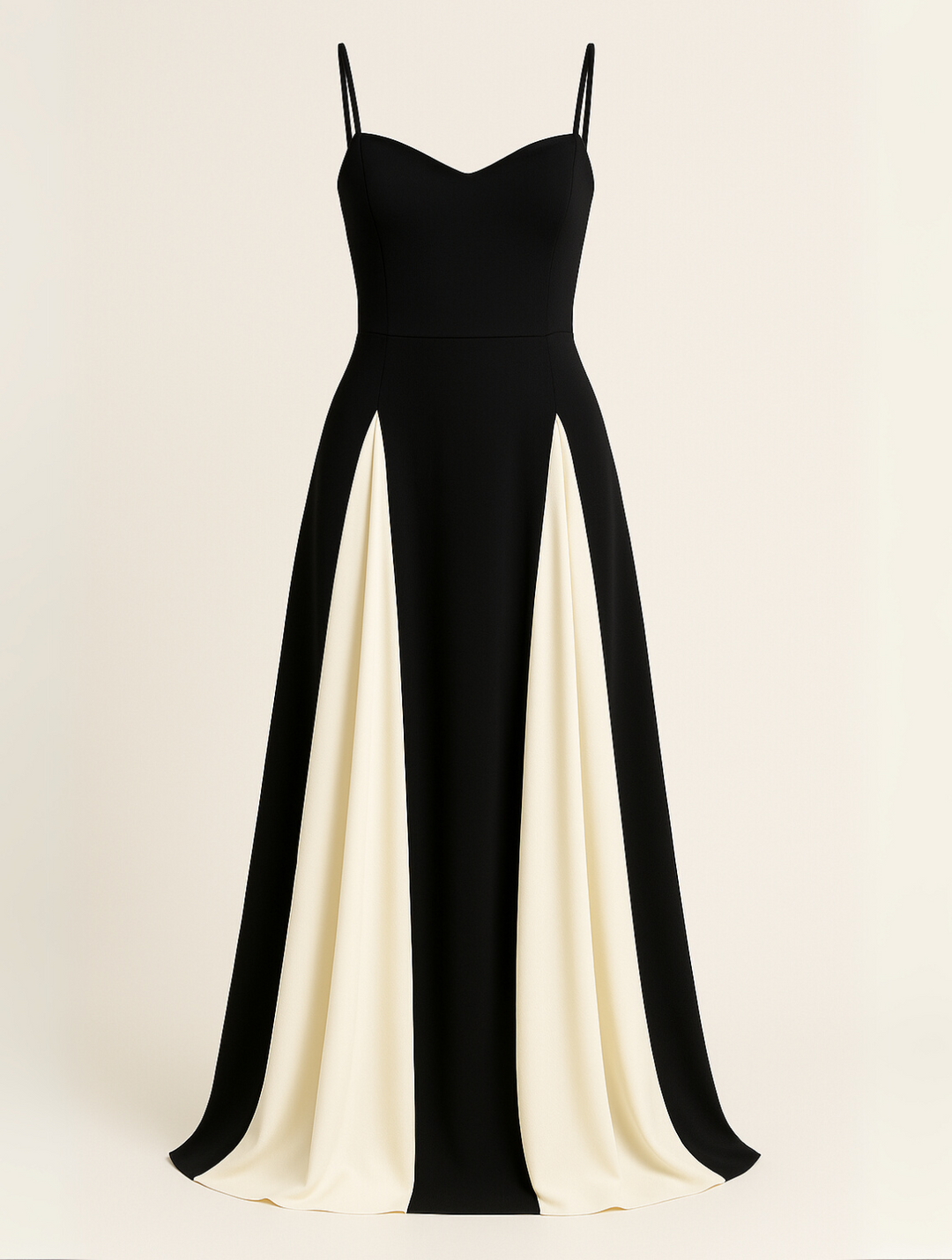 Yvanna | Formelles Maxikleid mit Herzausschnitt für Damen