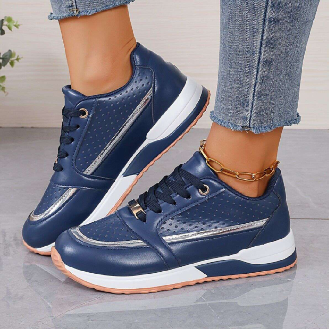 Odelia | Zapatillas deportivas casuales de mujer con cordones | Modernas