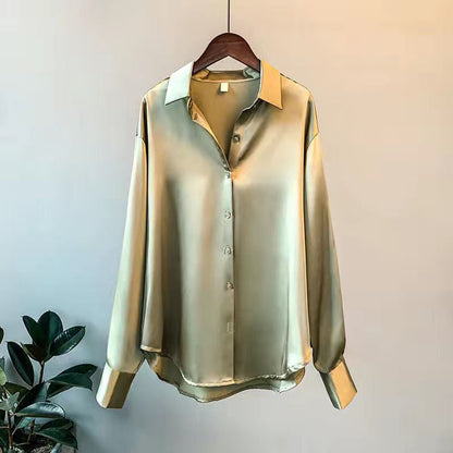 Taliora | Women's Button-Down Long Sleeve Shirt with Pointed Collar | Classic