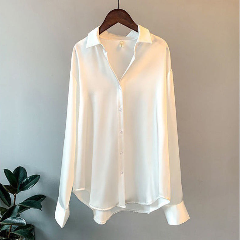 Taliora | Women's Button-Down Long Sleeve Shirt with Pointed Collar | Classic