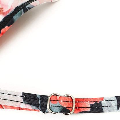 Rosalina | Bikini für Damen mit hohem Bund und Blumenmuster  