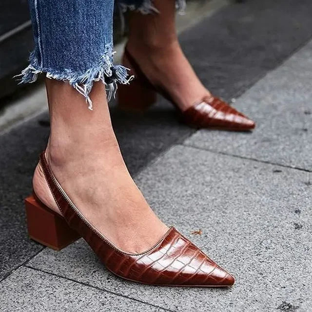 Rafaela | Elegante Frühlingspumps für Damen mit breitem Absatz