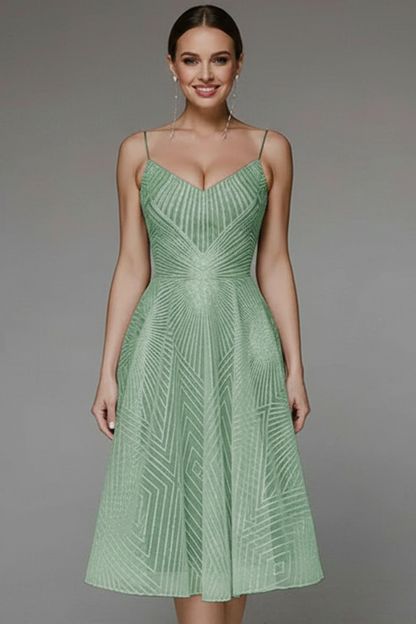 Beatriz | Women's midi dress with thin straps and A-line cut