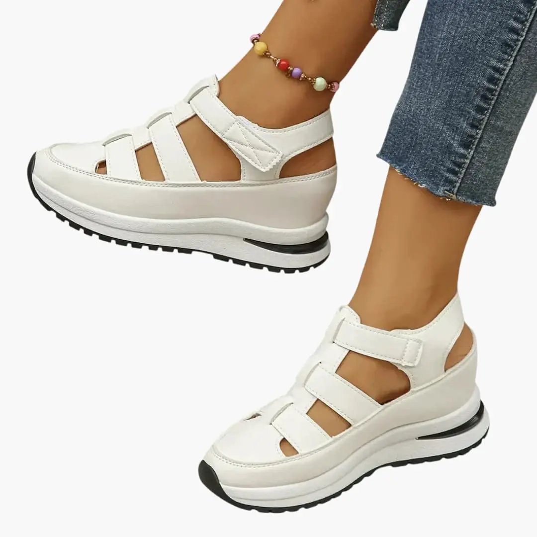 Consuelo | Sandales orthopédiques pour femme avec brides ajustables et texture
