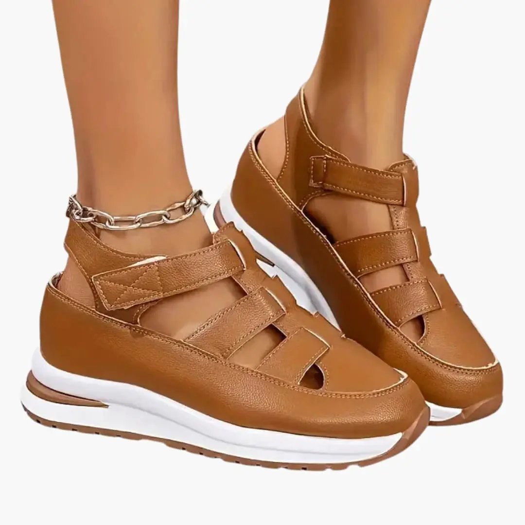 Consuelo | Sandales orthopédiques pour femme avec brides ajustables et texture