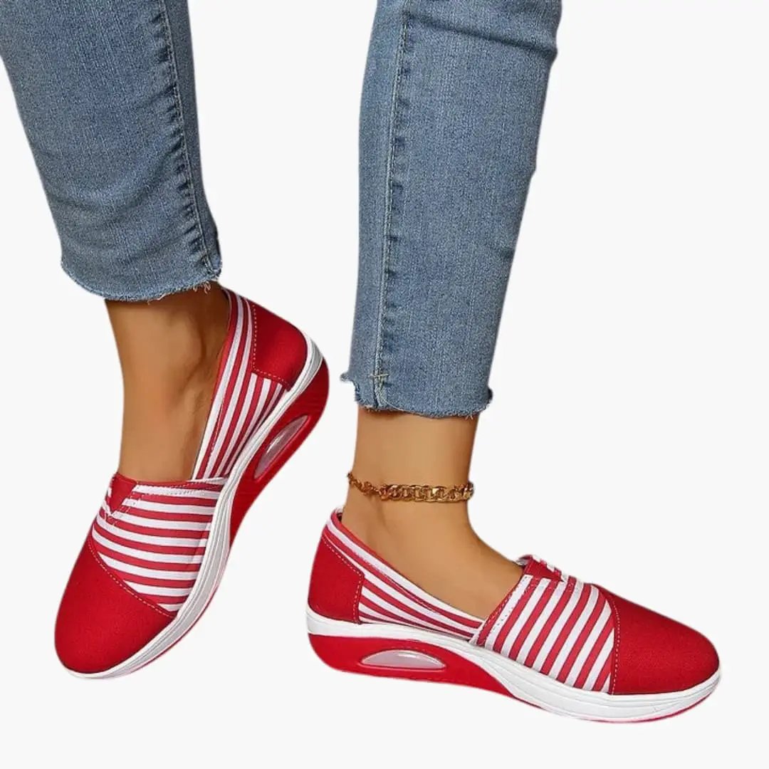 Lorena | Zapatillas ortopédicas para mujer con slip on y textura