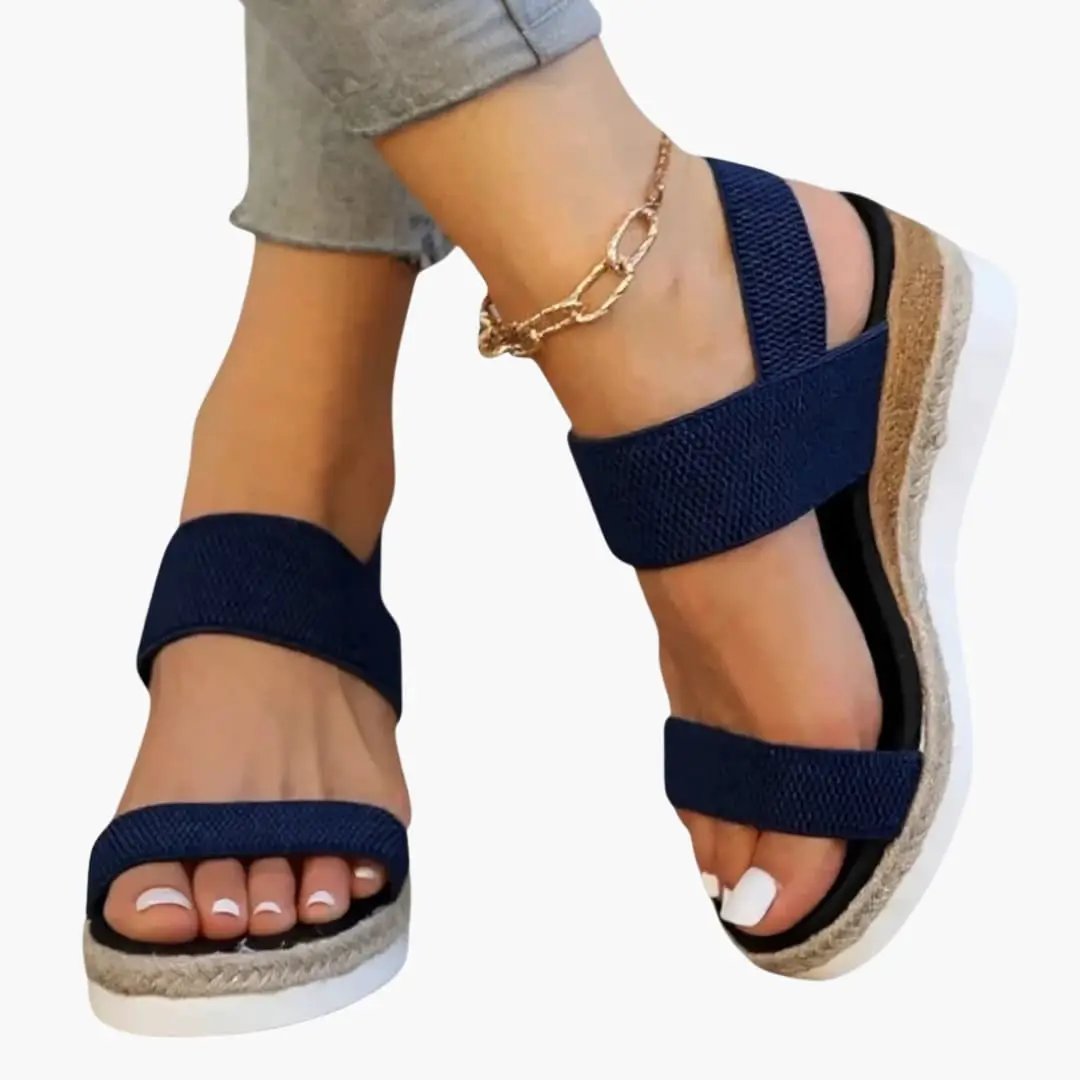 Mireya | Sandalias de plataforma para mujer con plantilla acolchada y suela ligera