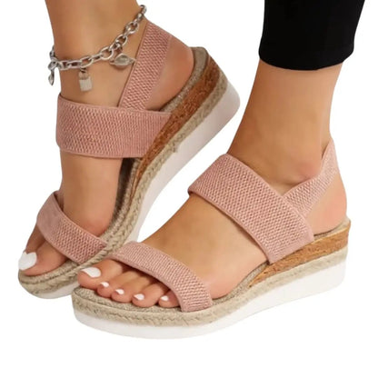 Mireya | Sandalias de plataforma para mujer con plantilla acolchada y suela ligera