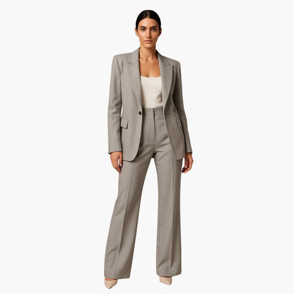 Noemi | Women's wedding set with blazer and wide-leg pants