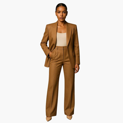 Noemi | Women's wedding set with blazer and wide-leg pants
