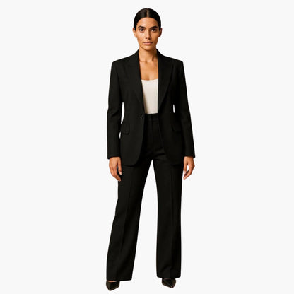 Noemi | Women's wedding set with blazer and wide-leg pants
