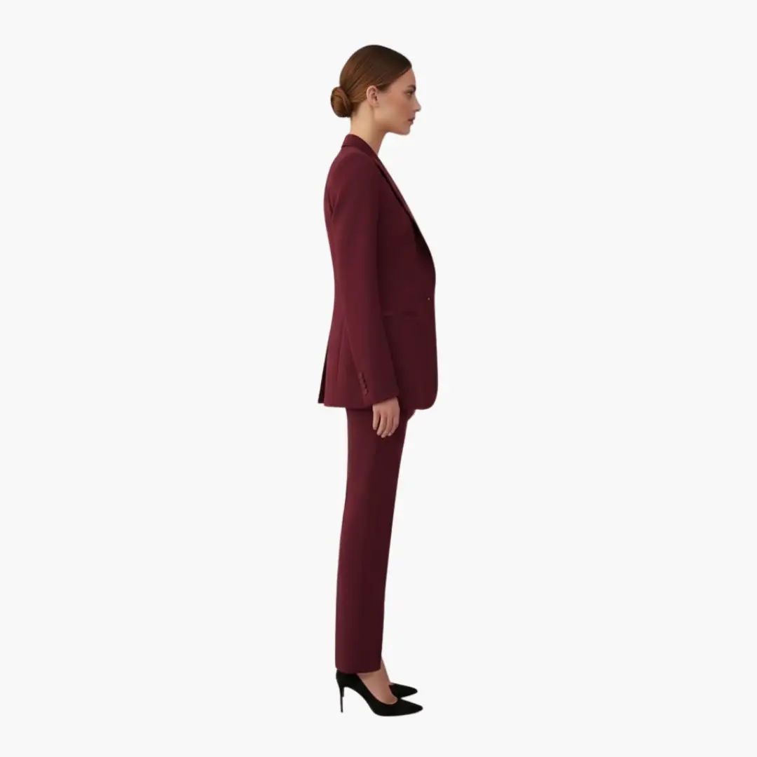 Josefina | Traje de boda para mujer con blazer y pantalón recto