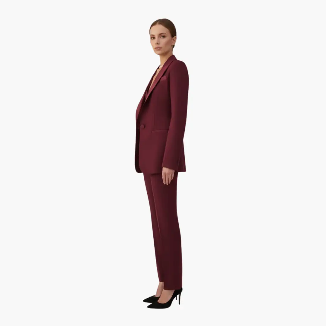 Josefina | Traje de boda para mujer con blazer y pantalón recto