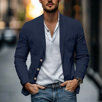 Camilo | Blazer mit Knopfverschluss und klassischen Revers
