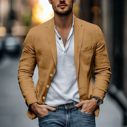 Camilo | Blazer mit Knopfverschluss und klassischen Revers