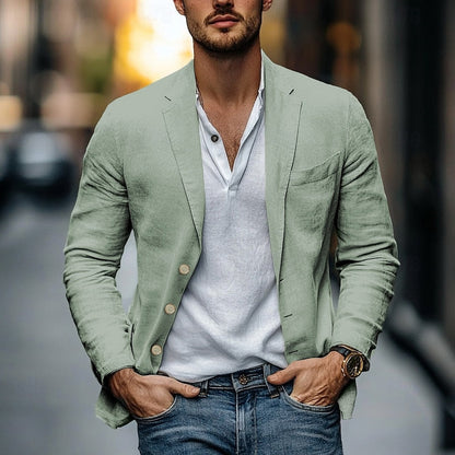 Camilo | Blazer mit Knopfverschluss und klassischen Revers