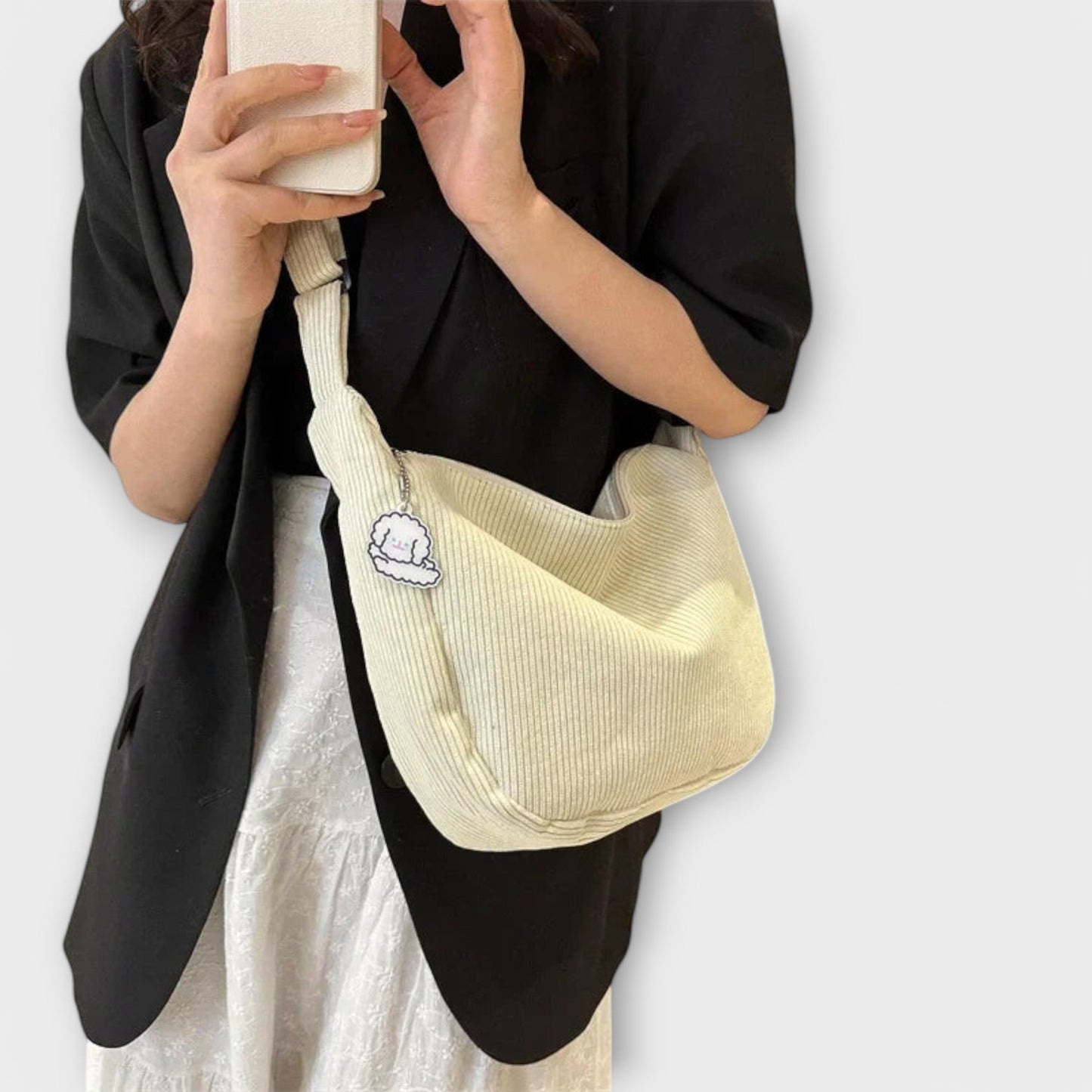 Lorienne | Women's Elegant Shaped Shoulder Bag | Polished