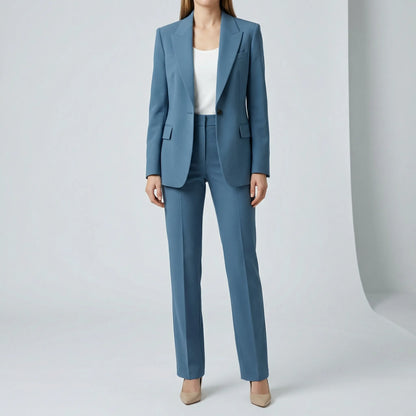Jacinta | Damenanzug mit Blazer und geradem Hosenbein  