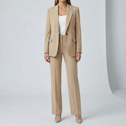 Jacinta | Damenanzug mit Blazer und geradem Hosenbein  