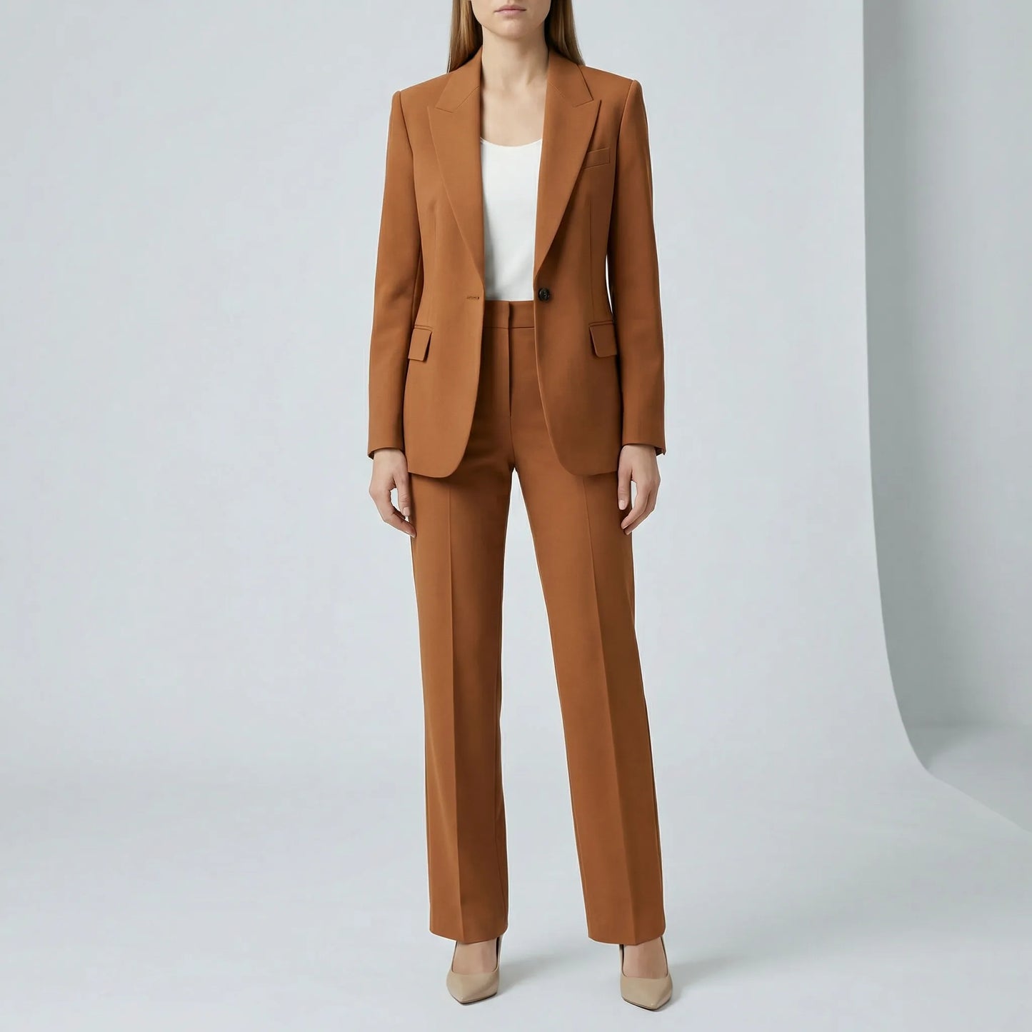 Jacinta | Damenanzug mit Blazer und geradem Hosenbein  