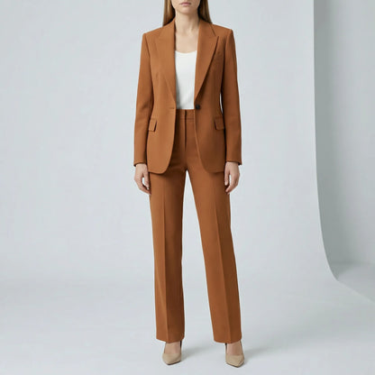 Jacinta | Damenanzug mit Blazer und geradem Hosenbein  