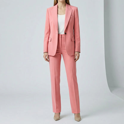 Jacinta | Damenanzug mit Blazer und geradem Hosenbein  