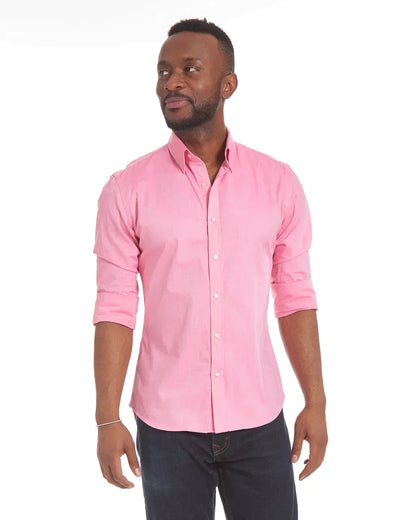 Mateo | Long-sleeve shirt with zip-up classic collar