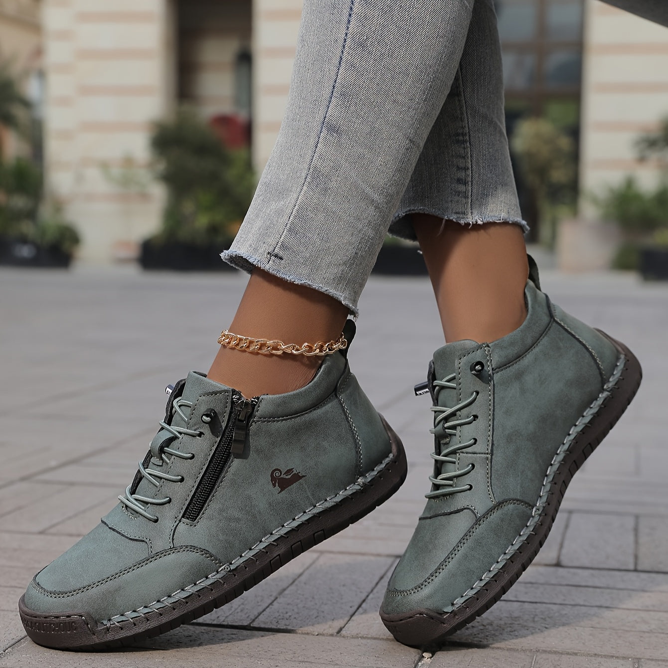 Chantal | Elegante Frühlings-Sneaker für Damen mit Reißverschluss  