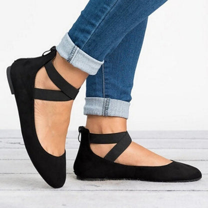 Doralie | Sommerliche Ballerinas mit Knöchelriemen für Damen