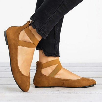 Doralie | Sommerliche Ballerinas mit Knöchelriemen für Damen