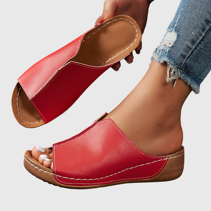 Estrella | Sandalias ortopédicas con estilo y cuña baja