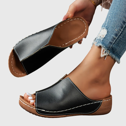 Estrella | Sandalias ortopédicas con estilo y cuña baja