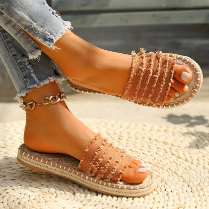 Balbina | Sandalias boho para mujer con diseño slip-on