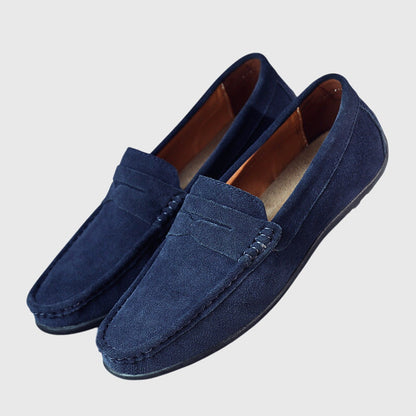 Roselia | mocasines ortopédicos con acabado tipo ante y diseño