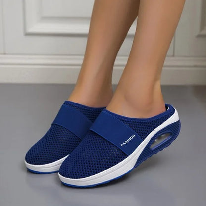 Manuela | Damensandalen ohne Verschluss mit atmungsaktivem Design  