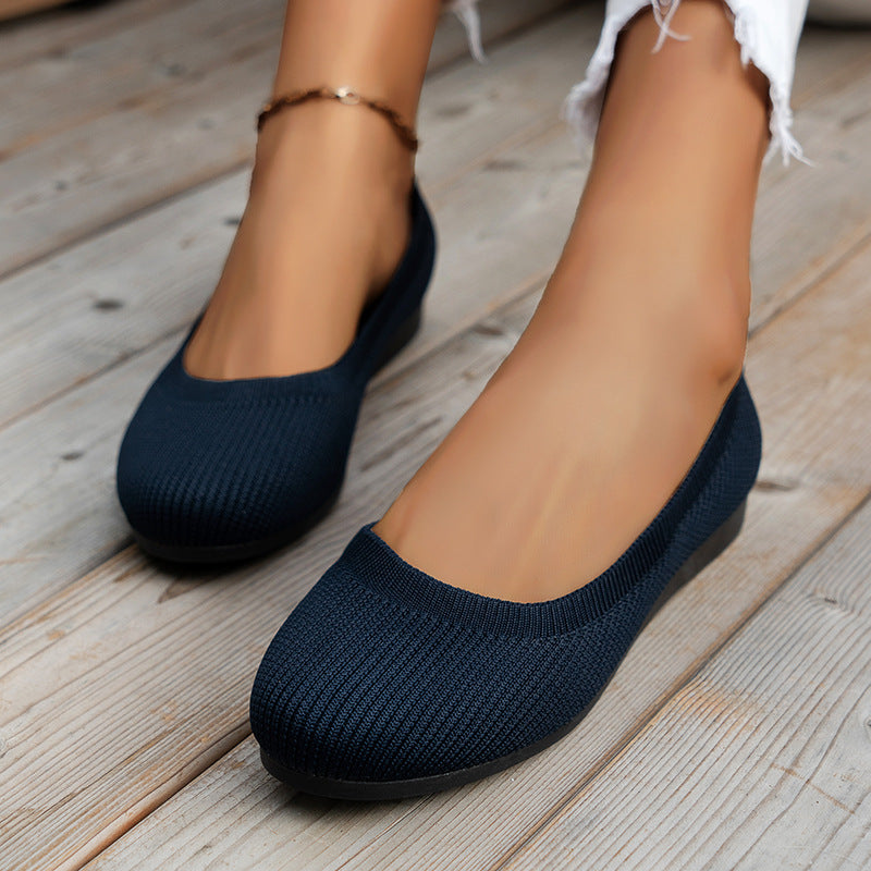 Lara | Flache orthopädische Schuhe ohne Schnürsenkel mit geschlossenem Design