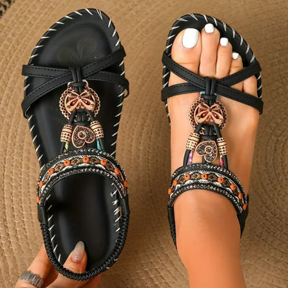 Eduarda | Sandales orthopédiques pour femme style bohème