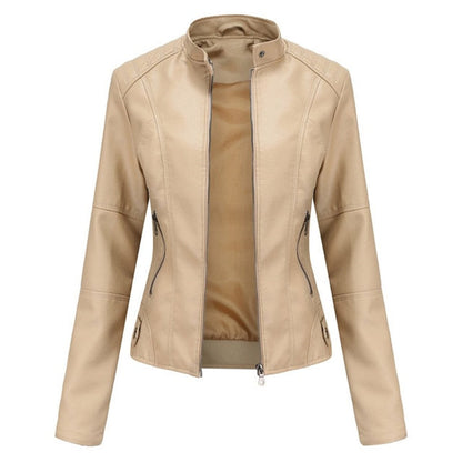 Dolores | Chaqueta biker corta para mujer de polipiel