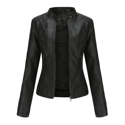 Dolores | Chaqueta biker corta para mujer de polipiel