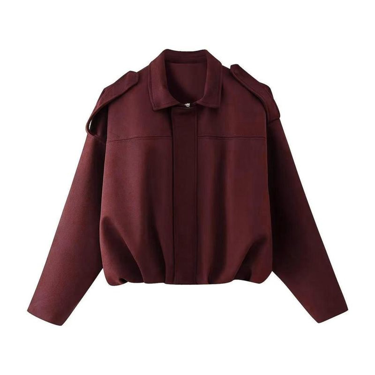Yolanda | Chaqueta bomber para mujer de corte corto oversize