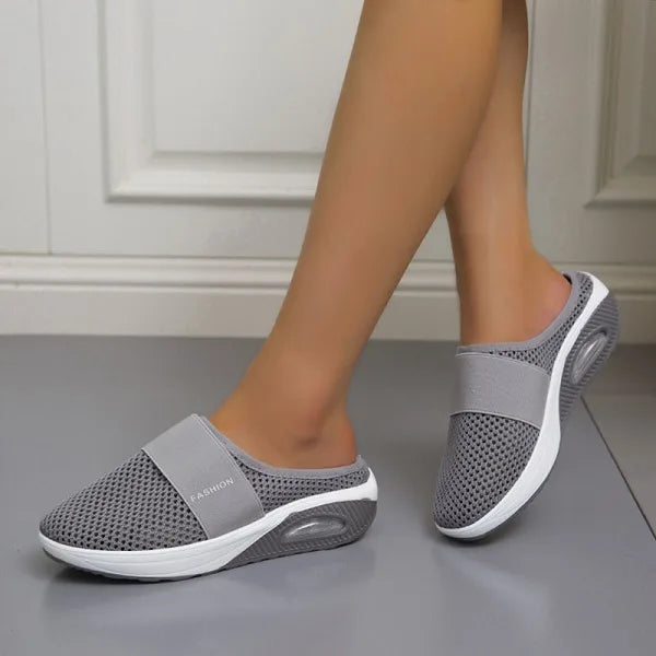 Manuela | Damensandalen ohne Verschluss mit atmungsaktivem Design  
