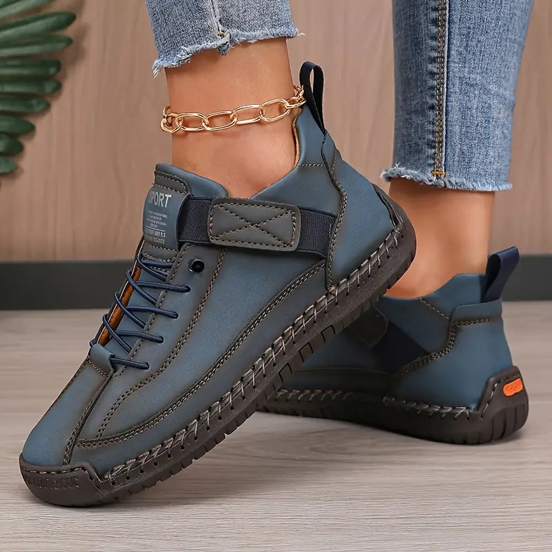 Nivalia | Zapatillas para mujer con tejido texturizado y cordones cómodas | Transpirables