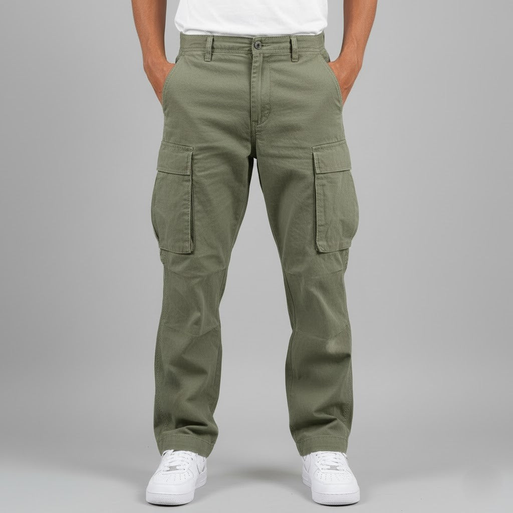 Cargo-Hose mit lockerem Schnitt und Seitentaschen