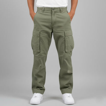 Cargo-Hose mit lockerem Schnitt und Seitentaschen