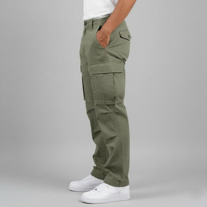 Cargo-Hose mit lockerem Schnitt und Seitentaschen