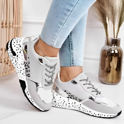 Consuelo | Baskets orthopédiques à lacets avec semelle épaisse