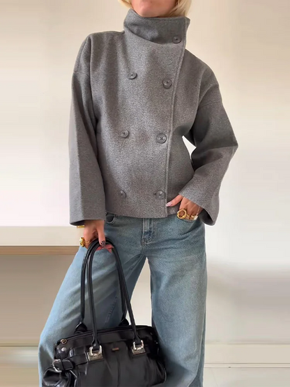 Delia | Women's Oversize Winter Jacket with Buttons