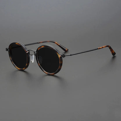 Laureano | Runde Sonnenbrille mit Metallfassung  