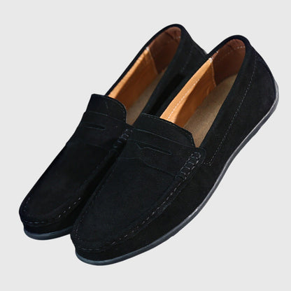 Roselia | mocasines ortopédicos con acabado tipo ante y diseño